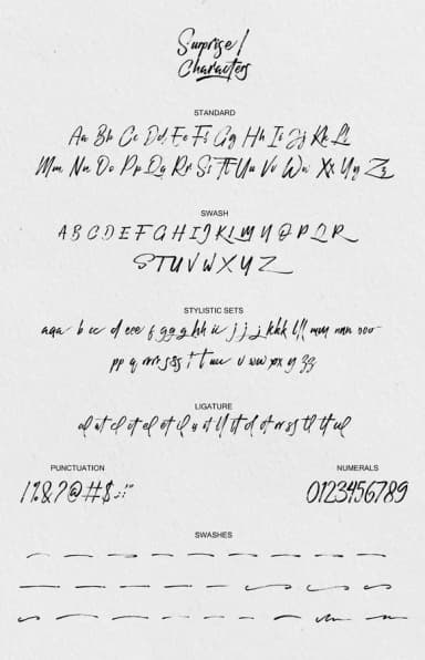 Surprise Font by Fauzi — Script Handwritten Font — thumbnail 7