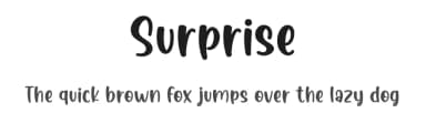 Surprise by Graphix Line Studio — Script Handwritten Font — thumbnail 1
