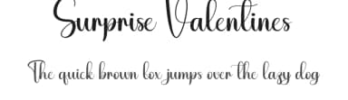 Surprise Valentines by Andi Moz — Script Handwritten Font — thumbnail 1