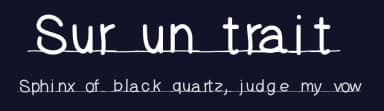 Sur un trait by Gaelleing — Script Handwritten Font — thumbnail 2