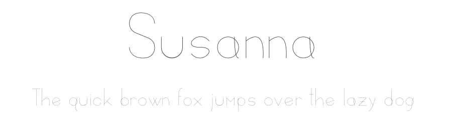 Susanna by MatchbookPress — Sans Serif Font