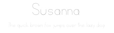 Susanna by MatchbookPress — Sans Serif Font — thumbnail 1