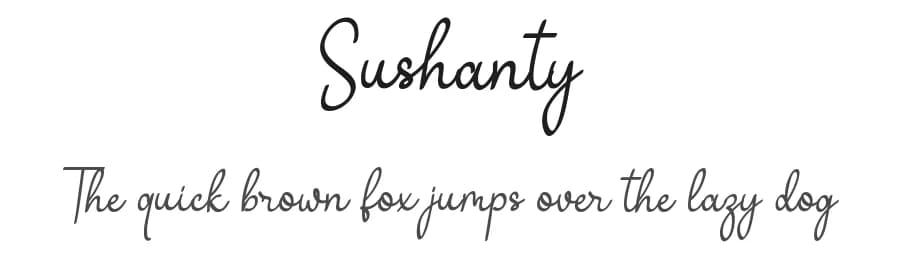 Sushanty by Suby Studio — Script Handwritten Font — preview 1