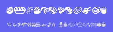 Sushi Sushi by Woodcutter — Dingbats Font — thumbnail 3
