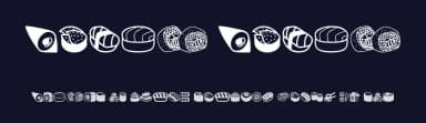 Sushi Sushi by Woodcutter — Dingbats Font — thumbnail 2
