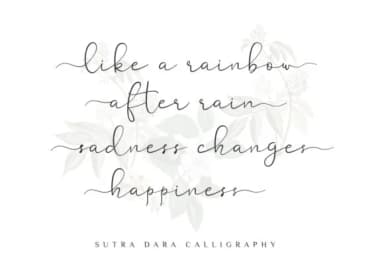 Sutra Dara Font by SayStudio — Script Handwritten Font — thumbnail 5