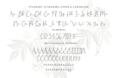 Sutra Dara Font by SayStudio — Script Handwritten Font — thumbnail 8