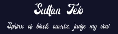 Suttan Telo by Aksoro 99 — Script Handwritten Font — thumbnail 2