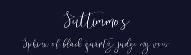 Suttimmos by Vultype — Script Handwritten Font — thumbnail 2