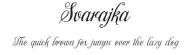 Svarajka by ilhamtaro — Script Handwritten Font — thumbnail 1
