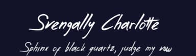Svengally Charlotte by Ntorial Studio — Script Handwritten Font — thumbnail 2