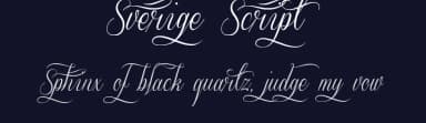 Sverige Script by Måns Grebäck — Script Handwritten Font — thumbnail 2