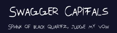 Swagger Capitals by Jake Luedecke — Script Handwritten Font — thumbnail 2