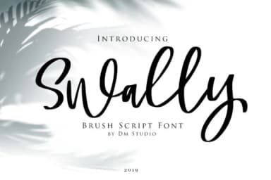 Swally Font by dmletter31 — Script Handwritten Font — thumbnail 1
