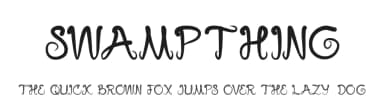 Swampthing by weknow — Script Handwritten Font — thumbnail 1