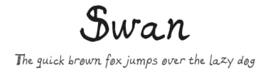 Swan by FontPanda — Script Handwritten Font — thumbnail 1