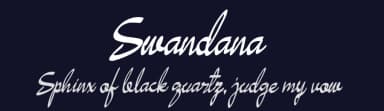 Swandana by Zero Desain — Script Handwritten Font — thumbnail 2