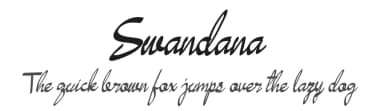 Swandana by Zero Desain — Script Handwritten Font — thumbnail 1
