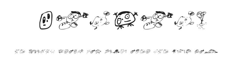 Swatbats by Bionic Type — Dingbats Font