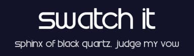 Swatch it by Samuel Park — Sans Serif Font — thumbnail 2