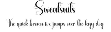 Sweatsuits by Andi Moz — Script Handwritten Font — thumbnail 1