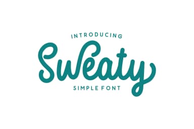 Sweaty Font by windestrian — Script Handwritten Font — thumbnail 1