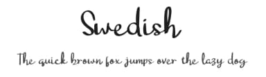 Swedish by twinletter — Script Handwritten Font — thumbnail 1