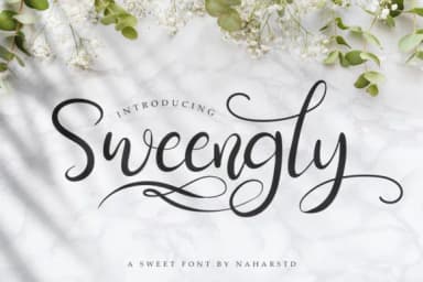 Sweengly Font by Naharstd — Script Handwritten Font — thumbnail 1