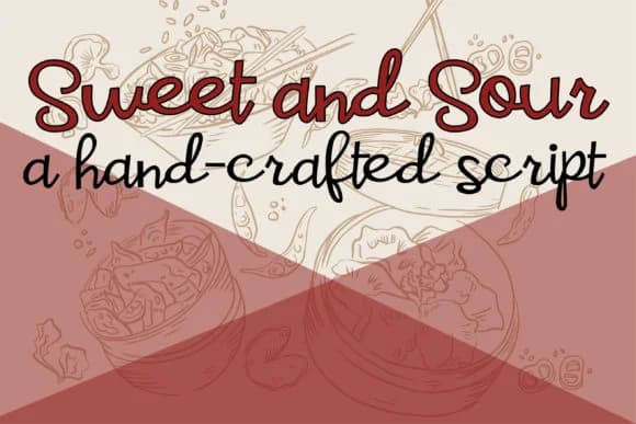 Sweet and Sour Font by Illustration Ink — Script Handwritten Font