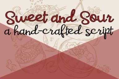 Sweet and Sour Font by Illustration Ink — Script Handwritten Font — thumbnail 1