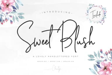 Sweet Blush Font by Chocotype — Script Handwritten Font — thumbnail 1