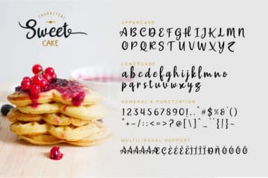 Sweet Cake Font by VNM Creative Studio — Script Handwritten Font — thumbnail 6