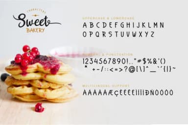 Sweet Cake Font by VNM Creative Studio — Script Handwritten Font — thumbnail 8