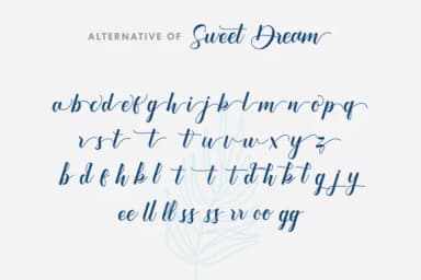Sweet Dream Font by 78soeef Design — Script Handwritten Font — thumbnail 4