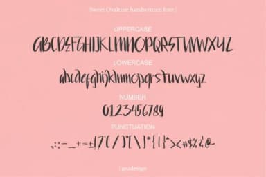Sweet Ovaltine Font by geadesign — Script Handwritten Font — thumbnail 2