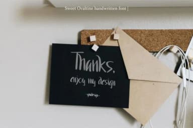 Sweet Ovaltine Font by geadesign — Script Handwritten Font — thumbnail 5