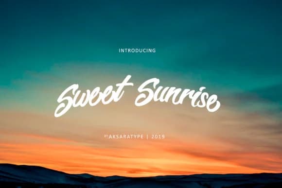 Sweet Sunrise Font by pandastock — Script Handwritten Font