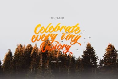 Sweet Sunrise Font by pandastock — Script Handwritten Font — thumbnail 3