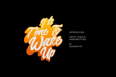 Sweet Sunrise Font by pandastock — Script Handwritten Font — thumbnail 4