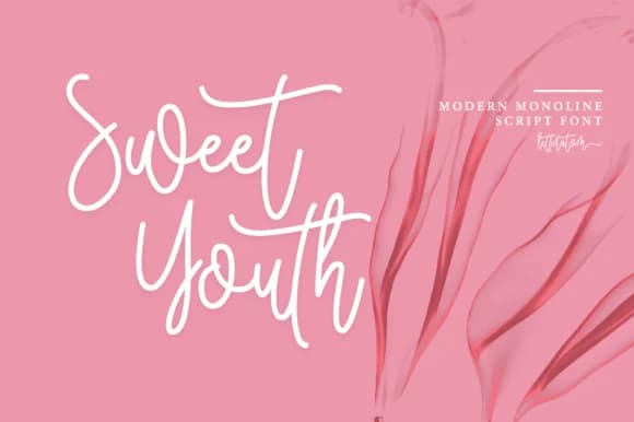 Sweet Youth Font by Letteratom — Script Handwritten Font