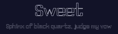 Sweet by Indra Gunawan — Sans Serif Font — thumbnail 2