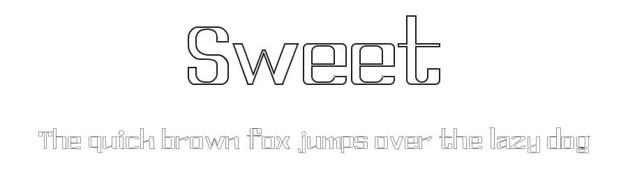 Sweet by Indra Gunawan — Sans Serif Font