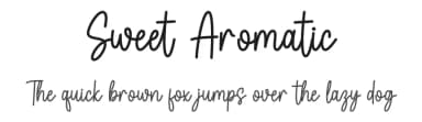 Sweet Aromatic by DN Creative — Script Handwritten Font — thumbnail 1