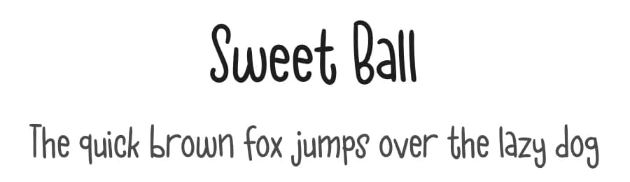 Sweet Ball by Erik Studio — Script Handwritten Font