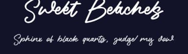 Sweet Beaches by Eifetstype — Script Handwritten Font — thumbnail 2