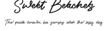 Sweet Beaches by Eifetstype — Script Handwritten Font — thumbnail 1