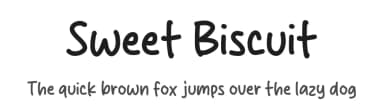 Sweet Biscuit by MJType — Script Handwritten Font — thumbnail 1
