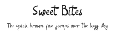 Sweet Bites by Graph Arts — Script Handwritten Font — thumbnail 1