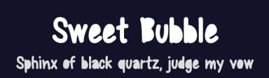 Sweet Bubble by Nina — Script Handwritten Font — thumbnail 2