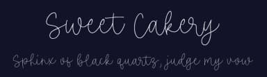 Sweet Cakery by Balpirick Studio — Script Handwritten Font — thumbnail 2